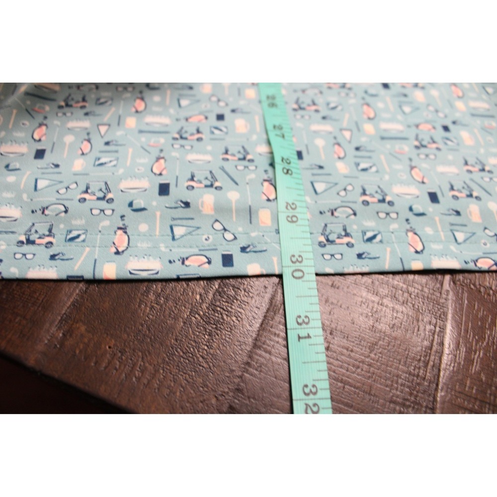Southern Tide Golf Polo Shirt Mens Large Blue Graphic Print Performance Stretch - Picture 6 of 8